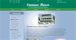 Desktop Screenshot of emmaushouse.com